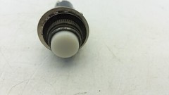 DIALIGHT PILOT PANEL INDICATOR LIGHT WHITE LENS BLACK NICKEL PLATED