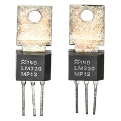 2pcs National LM320MP-12 0.5Amp -12VDC Negative Voltage Regulators – TO-202 Case