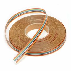 10Way-50Way Dupont Wire Flat Flexible Rainbow Ribbon PCB Cable Pitch 1.27mm