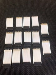 (lot Of 14 ) Flexible Flat Ribbon Cable 10 Way (wire) Jumper Cable