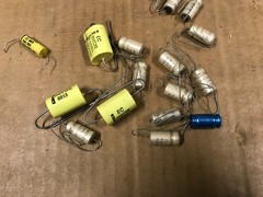 Vintage Bag Lot Of 100-Volt Capacitors