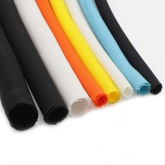 5mm-60mm Braided Split Cable Wire Sleeve Self-Closing Wire Harnessing Sheathing