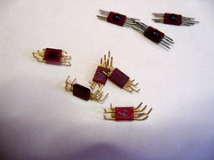 lot 8 Vintage MAN 3 MAN 3M Tiny LED Numerical Display man3 man3m Monsanto