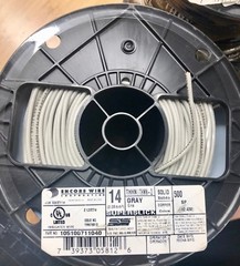 New Encore Wire 14 Solid Copper Gray 500ft THHN/THWN-2 Insulated Wire Spool
