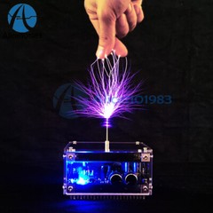 Bluetooth Music Tesla Coil AC110-240V 120W 10cm High Frequency Voltage Pulse
