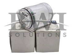 NEW Auer 760004310 Clear VLB Flashing Light Module 110VAC, 7W, IP65, Lot of 2