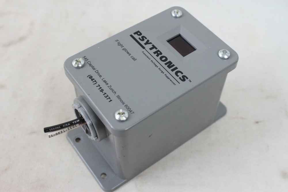 Used Ssytronics Transient Voltage Surge Suppressor Part 63453 If It Glows Call