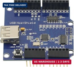 USB Host Shield for Arduino UNO MEGA ADK Compatible for Android ADK DIY MAX3421