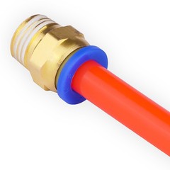 PC Pneumatic Male Thread Adaptor Pipe Push Fit Straight Quick Connectors Fitting
