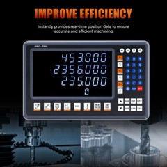 TOAUTO 2/3Axis 8” LED Digital Readout +TTL Glass Linear Scales Dro Kit for Mill