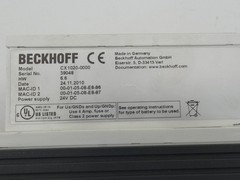 Beckhoff CX1020-0000 CPU Module CX1100-0002
