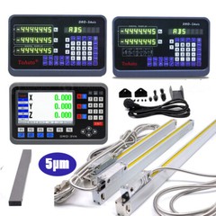 TOAUTO DRO Linear Scale 5um Digital Readout 100-1000mm Lathe Ruler Measure Tool