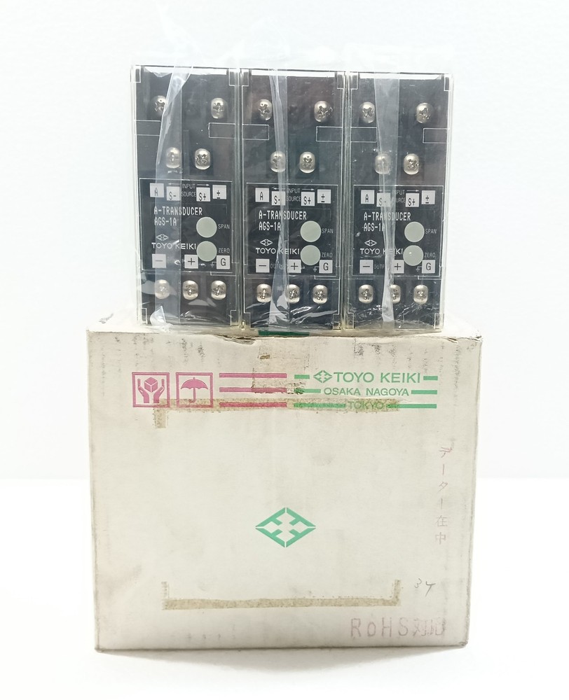 TOYO KEIKI AGS-1A CURRENT TRANSDUCER A-TRANSDUCER AGS1A (LOT OF 3)