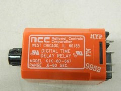 NCC K1K-00060-667 Time Delay Relay, 0.6-60 Sec, 24Vac