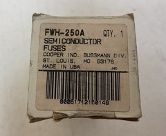 NEW COOPER BUSSMANN FWH-250A SEMI CONDUCTOR FUSE, FREE SHIPPING