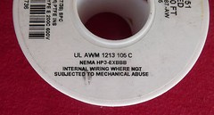 100 Feet MIL-W-16878/4 Silver Plated Copper, 30AWG, Extruded PTFE 200C 600V Red