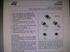 ONE LOT 25 LF18A 1.8V Linear LDO Voltage Regulators by STMicro — NEW and UNUSED