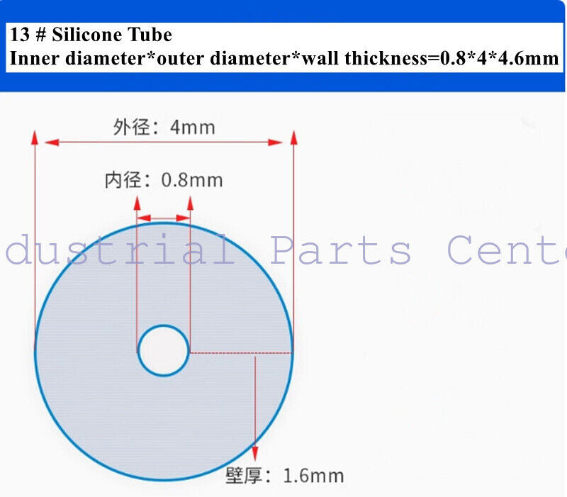 2pcs 13#/5m 14#/5m 19#/5m 16#/5m 25#/5m Peristaltic Pump Special Silicone Hose