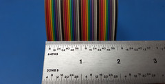 (41 FT) MULTI COLOR FLAT RIBBON CABLE, 135-2801-040, SPECTRA STRIP/ AMPHENOL