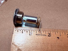 AERONAUTICAL ELEC 75-302 PANEL MOUNT LAMP BULB BAYONET BASE SOCKET HOLDER