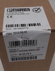 Phoenix Contact QUINT-DIODE/48DC/40 Redundancy Module, In 48VDC 2X20A 1X40A