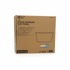 Commercial Electric 2×2 LED Flat Panel Color Changing Minor Item Damage-2 Pack