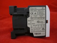 TECO CU-11-110V Magnetic Contactor 3A1A 50/60 Hz