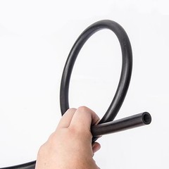 Black Fluorine Rubber Tube Fuel Hose Petrol Diesel Oil Line Pipe Tubing Ø 1-32mm