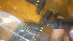 NEW HUGE LOT of 60 Push Button Switchcraft Switches Black Momentary 4-Pin