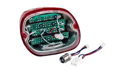 FL Red OZ-USA LED Tail Brake Light Harley Touring Electra FLTR Road King Glide