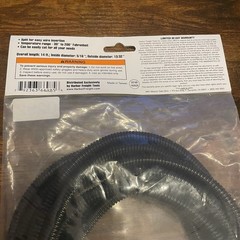 ✅1/4″ Black Split Wire Loom Tubing 14ft Conduit Cable Wrap Sleeve #️⃣292