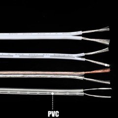 2- Core PVC Flexible Cable 18/20/22/28 AWG Stranded Electrical Flex Wire UL2468