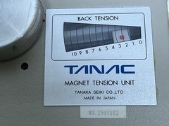 Magnet Tension Unit MT-2000 by Tanaka Seiki Tanac for 0.35-0.70 Dia Wire – Japan