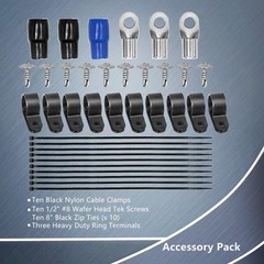 Recoil RBG3 True Spec 1/0 Gauge Wire Big 3 Amp Wiring Upgrade Kits for Car…