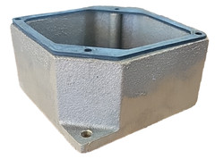 Eaton Crouse-Hinds 574BT4 Watertight Junction Box Cooper AL Type 4X, 4P T-BLK
