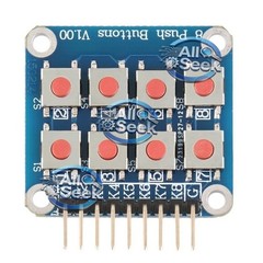 1Pc Keypad Keyboard Board Module 8 Button Tactile Switch For DIY Project
