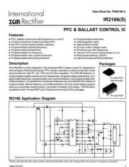 10PCS IR2166S IR IC PFC/BALLAST CNTL 50KHZ 16SOIC