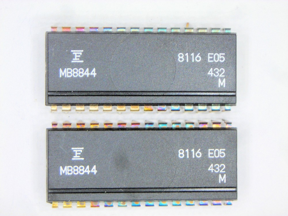 MB8844 “Original” Fujitsu 28P DIP NMOS Microprocessor IC 2 pcs
