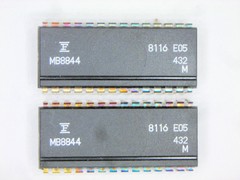 MB8844 “Original” Fujitsu 28P DIP NMOS Microprocessor IC 2 pcs