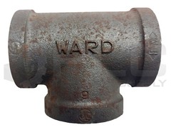 LOT OF 2 NEW WARD IRON PIPE TEE FITTING 1-1/4” X 1-1/4” X 1-1/4” *READ*