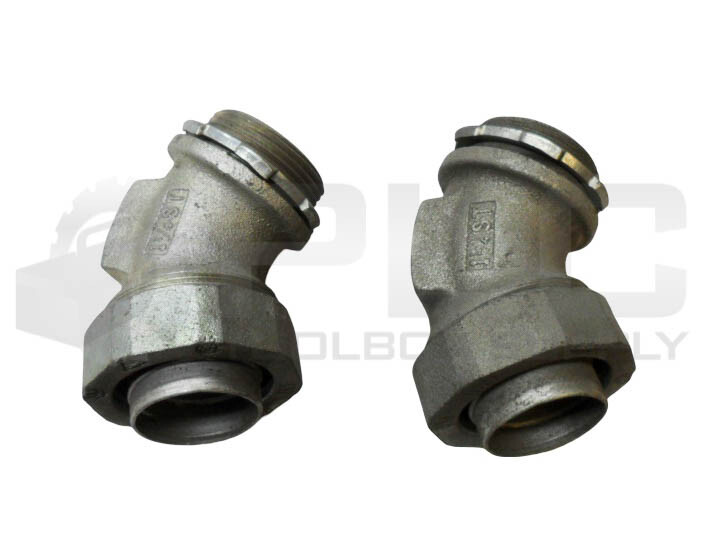 LOT OF 2 NEW APPLETON 1 1/4 ST 45 DEGREE ELBOW 1-1/4″ 1 1/4ST