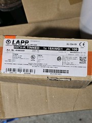 Lapp X07V-K 1X1 TINNED Orange 600V Wire