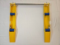 Adjustable Cable Drum Dispenser 1 Tonne Ramp Entry, Reel Stand Roller