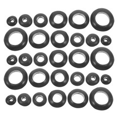 260 Pcs Electrical Wire Protector Grommet Rubber Gasket for Sealing Wires