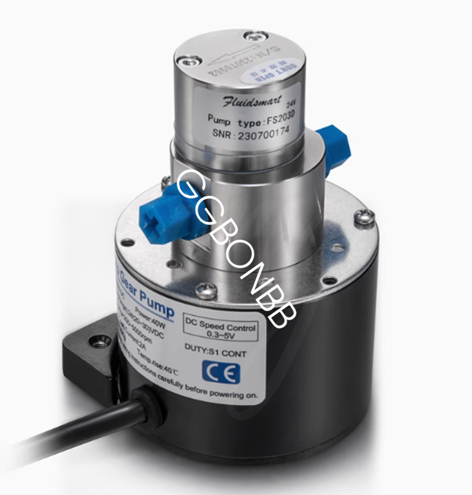 new Miniature Gear Pump FS203D 24v Hydraulic Oil Pump Self-priming Suction Pumps