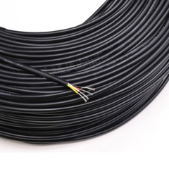 Flexible Multicore Cable 2 Core-10 Core PVC Tinned Copper Power Wire Black White