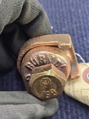 Burndy GZ26-58: 3 to 2/0 AWG Str, 5/8 Stud, Mechanical Grounding Connector
