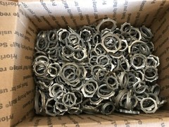 14.5 Lbs Box with Miscellaneous Conduit Locknuts (Different sizes, Galv, Steel)