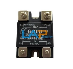 10Pcs New single-phase solid-state relay SAP4815D 40-480V 3-32VDC 15A