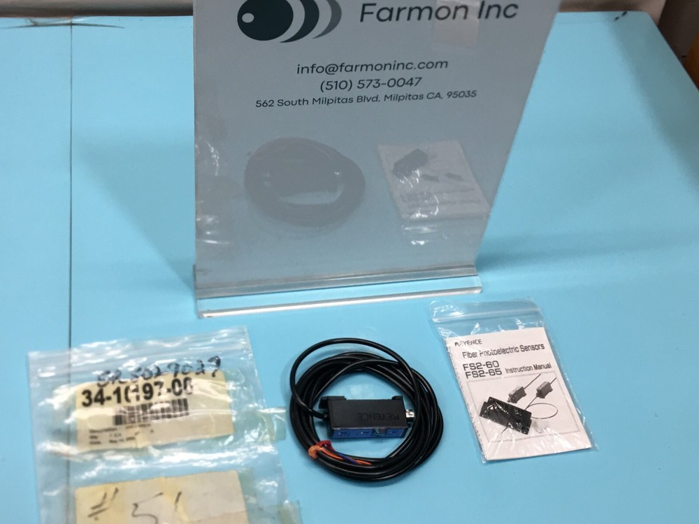 KEYENCE FS2 SENSOR LEVEL AMP WATER TRACK, 34-10197-00, 190980